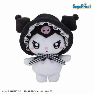 【サンリオ】【Dクロミ(たち耳)】ゆるかわ サンリオキャラクターズ マスコット“マイメロディ・クロミ” PINK＆BLACKボンネット