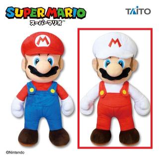 【スーパーマリオ】【Bファイアマリオ】スーパーマリオ 特大サイズぬいぐるみ マリオ
