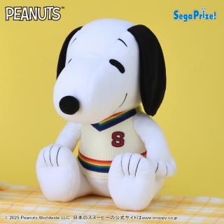 【スヌーピー】【Bホワイト】SNOOPY(TM) Lぬいぐるみ カラフルベストVer.