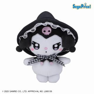 【サンリオ】【Bクロミ(たれ耳)】ゆるかわ サンリオキャラクターズ マスコット“マイメロディ・クロミ” PINK＆BLACKボンネット