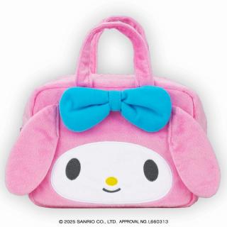 【サンリオ】【Bマイメロディ】サンリオキャラクターズ フェイスふわふわバッグ