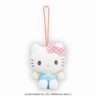 【サンリオ】【Aハローキティ】サンリオキャラクターズ くすみギンガムマスコット1