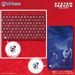 【アメイジング デジタル サーカス】【Aレッド】アメイジング デジタル サーカス ワッペン風タグ付きもこもこブランケット