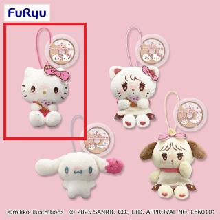 【サンリオ】【Aハローキティ】mikko×Sanrio characters ドーナツデザインマスコット①
