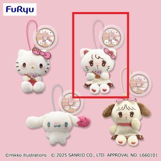 【サンリオ】【Bムース】mikko×Sanrio characters ドーナツデザインマスコット①