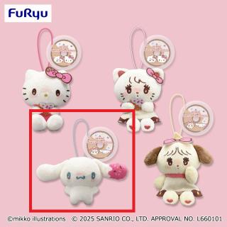 【サンリオ】【Cシナモロール 】mikko×Sanrio characters ドーナツデザインマスコット①