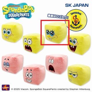 【スポンジ・ボブ】【Cスポンジ・ボブC】スポンジ・ボブ むっちりもっちりスクエアぬいぐるみ2