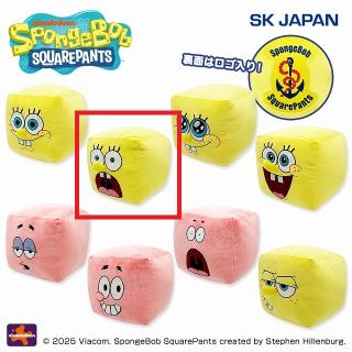 【スポンジ・ボブ】【Bスポンジ・ボブB】スポンジ・ボブ むっちりもっちりスクエアぬいぐるみ2