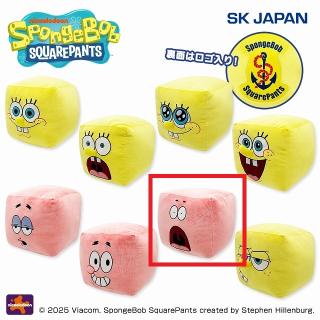 【スポンジ・ボブ】【HパトリックC】スポンジ・ボブ むっちりもっちりスクエアぬいぐるみ2