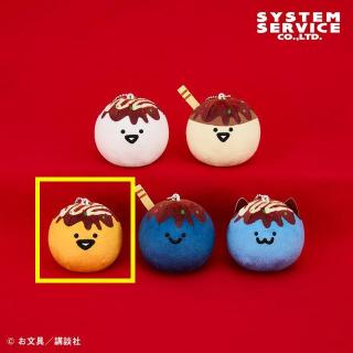 【お文具といっしょ】【Cゼリーさん】お文具といっしょ たこ焼きマスコットキーチェーン