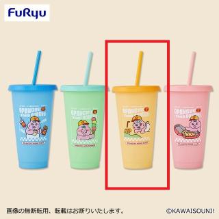 【おぱんちゅうさぎ】【Cオレンジ】おぱんちゅうさぎ フードコーチュ カラーチェンジタンブラー