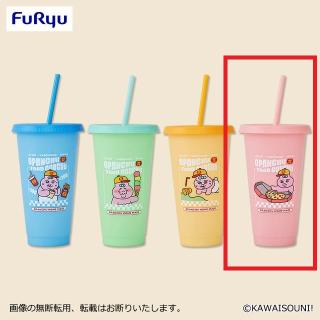 【おぱんちゅうさぎ】【Dピンク】おぱんちゅうさぎ フードコーチュ カラーチェンジタンブラー
