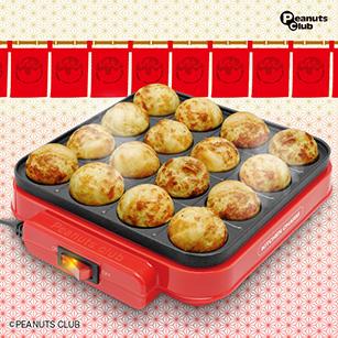 【家電製品(プライズ)】【Aレッド】KITCHEN CHARM たこ焼きメーカー 7