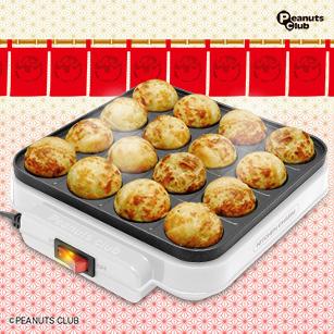 【家電製品(プライズ)】【Bホワイト】KITCHEN CHARM たこ焼きメーカー 7