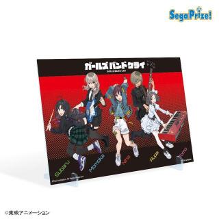 【ガールズバンドクライ】【A(背景レッド)】ガールズバンドクライ ビジュアルボード（EX）