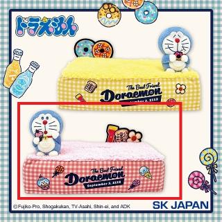 【ドラえもん】【Bピンク】ドラえもん スイーツモチーフ ジオラマ ティッシュケース