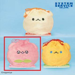 【なごみ屋の世界】【B桃まんちゃん】なごみ屋の世界 巾着ポーチ