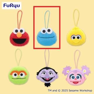 【セサミストリート】【Bクッキーモンスター 】セサミストリート おともだちフェイスマスコット