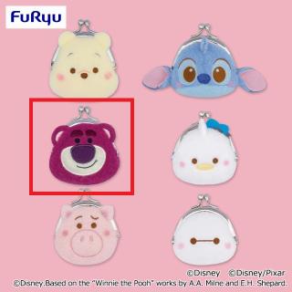 【ディズニー】【Cロッツォ】ディズニー＆ピクサーキャラクター ミルキーボアフェイスがま口ポーチ