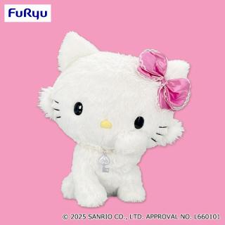 【サンリオ】チャーミ―キティ 毛づくろいBIGぬいぐるみ