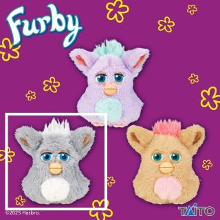 【ファービー】【Aクラウディピーチ】ファービー レトロファービー ぬいぐるみマスコット クラウディピーチ＆グレープシクル＆モカベリー