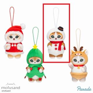 【mofusand】【Bスノーマン】mofusand クリスマスにゃんマスコット