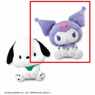 【サンリオ】【Bクロミ】サンリオキャラクターズ リボンおすわりドールBIGタイプ2