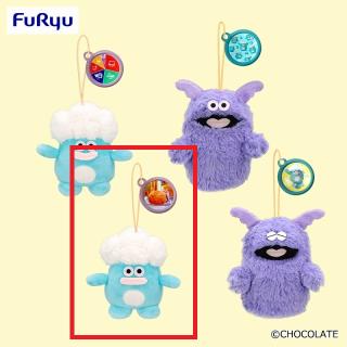 【ホイッピ&ラッピ】【Cホイッピ～頭のなか～(ごはん) 】ホイッピ＆ラッピ アクリル付きマスコット ～頭のなか～