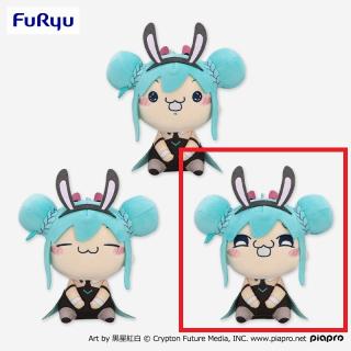 【初音ミク】【Cむはっ(目開け/四角目)】初音ミク もちぴこぬいぐるみーびっきゅーとばにーー