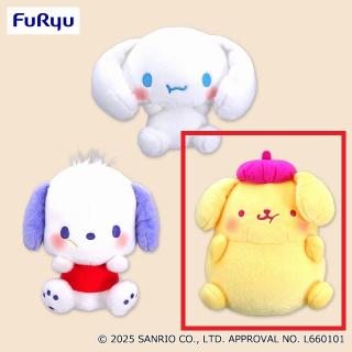 【サンリオ】【Cポムポムプリン 】サンリオキャラクターズ むぎゅっとBIGぬいぐるみ