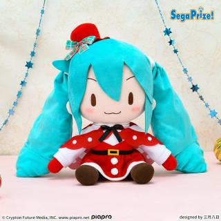 【初音ミク】初音ミクシリーズ ふわぷち LLぬいぐるみ“初音ミク-クリスマス”