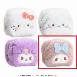 【サンリオ】【Bマイメロディ】サンリオキャラクターズ むきゅむきゅミニキャラメルポーチ