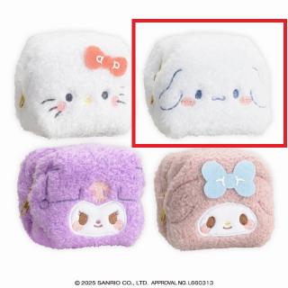 【サンリオ】【Cシナモロール】サンリオキャラクターズ むきゅむきゅミニキャラメルポーチ