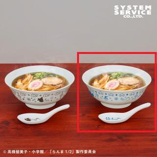 【らんま1/2】【Bブルー】らんま1/2 ラーメンどんぶり&レンゲセット