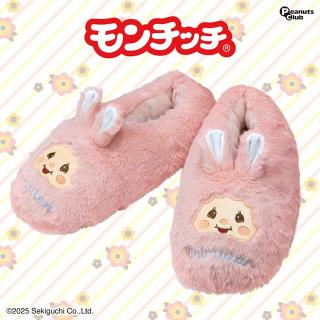 【モンチッチ】【Bチムたん】モンチッチちゃん＆チムたん ふわふわルームシューズ