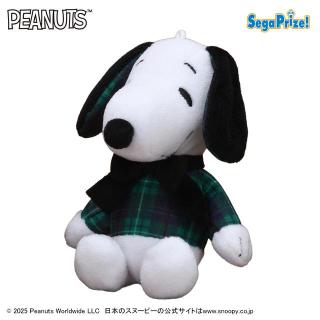 【スヌーピー】【Dグリーン】SNOOPY(TM) マスコット チェックファッション