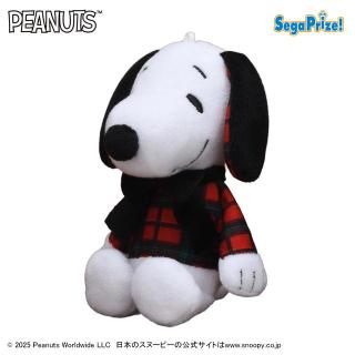 【スヌーピー】【Cレッド】SNOOPY(TM) マスコット チェックファッション