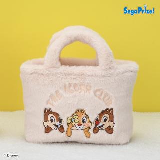 【ディズニー】【Aホワイト】チップ＆デール＆クラリス [PtZ]ふわふわバッグ ～Fluffy Cuties～