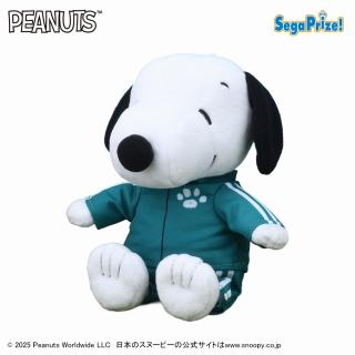 【スヌーピー】【Bグリーン】SNOOPY(TM) ぬいぐるみ カラフルジャージ（EX）