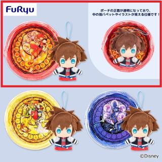 【キングダムハーツ】【Aレッド 】キングダム ハーツ ダイブ・トゥ・ハート ポーチ ＆ 指パペット セット