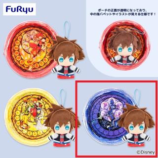 【キングダムハーツ】【Cネイビー】キングダム ハーツ ダイブ・トゥ・ハート ポーチ ＆ 指パペット セット