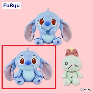【ディズニー】【Aディズニー スティッチ(上がり眉)】ディズニー スティッチ ミルキーボア くすんBIGぬいぐるみ