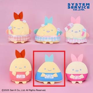 【すみっコぐらし】【Eあじふらいのしっぽ(チームしっぽず/青)】すみっコぐらし 夢みるしっぽず ぬいぐるみ