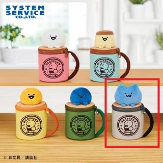 【お文具といっしょ】【E猫さん】お文具といっしょ マグカップポーチ