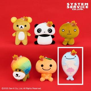 【サンエックス】【Fじんべえさん】San-Xオールスターズ きらきら王冠マスコットキーチェーン