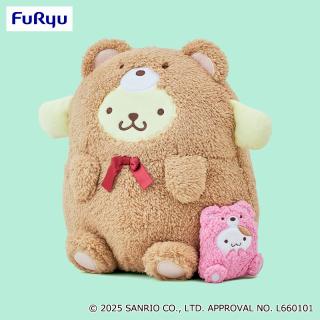 【サンリオ】【ポムポムプリン＆マフィン】ポムポムプリン いつもいっしょペアぬいぐるみ