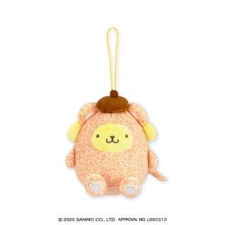【サンリオ】【Dポムポムプリン】サンリオキャラクターズ ヒョウかぶり ちょいデカマスコット