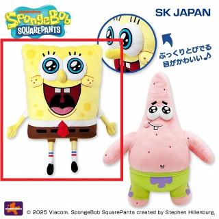 【スポンジ・ボブ】【Aスポンジ・ボブ】スポンジ・ボブ ぷっくりフェイスBIGぬいぐるみ