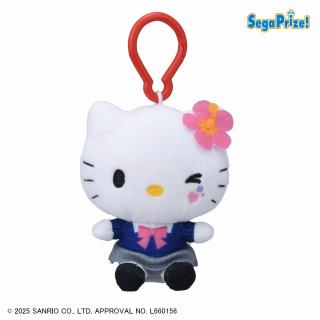 【サンリオ】【Cセーラー(紺：服)】ハローキティ カラビナ付マスコット