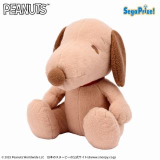 【スヌーピー】SNOOPY(TM) スーパーラージぬいぐるみ もこふわ ブラウンVer.